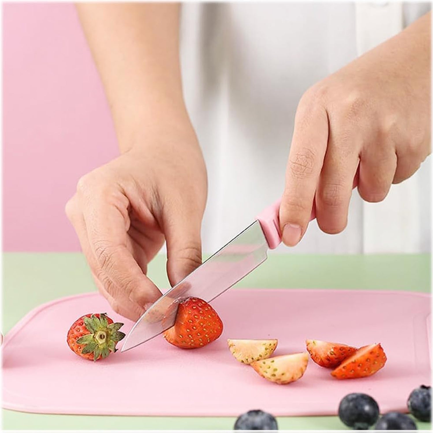 5490 Mini Travel Cutting Board Set, 4 Pcs Portable Mini Camping Plastic Cutting Board & Knife, Fruits & Vegetable Peeler Scissors, Kitchen Knives Set, for travel, picnic, camping, outdoor, park (4 Pc Set) 5490 Mini Travel Cutting Board Set, 4 Pcs Portable Mini Camping Plastic Cutting Board & Knife, Fruits & Vegetable Peeler Scissors, Kitchen Knives Set, for travel, picnic, camping, outdoor, park (4 Pc Set)